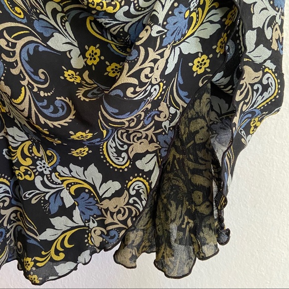 CAbi Floral Reversible Skirt - Picture 6 of 13